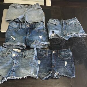 Girls Abercrombie Kids denim shorts
